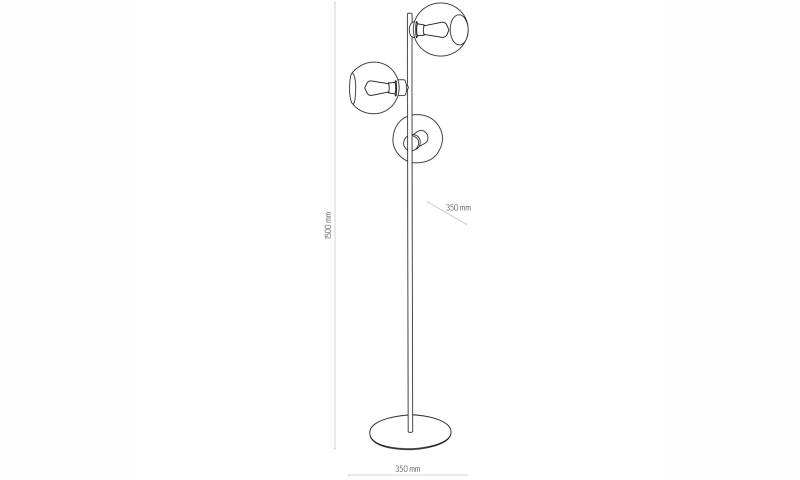 Stojací lampa - CUBUS 5239